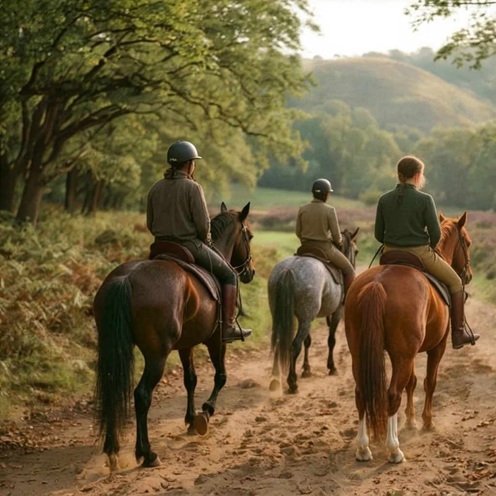 Balade à cheval en Haute-Vienne, autour de Linards