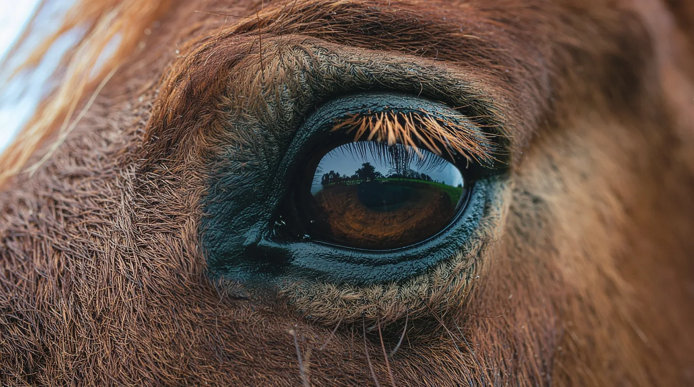 Un regard de cheval au Cheval 87 Ecurie Villa Maria, Linards
